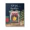Stupell Industries Cozy Christmas Fireplace Mantel Canvas Wall Art